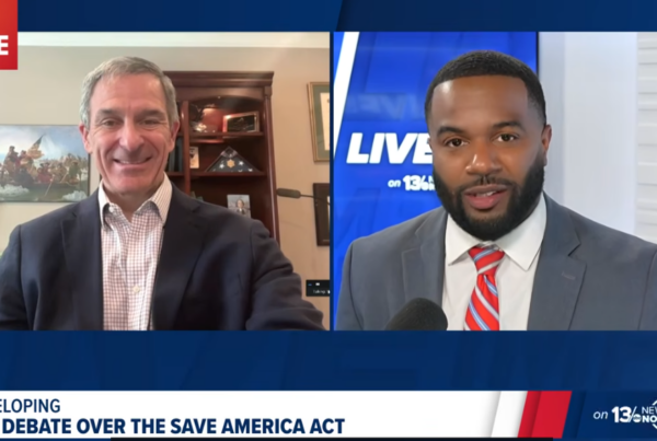 Ken Cuccinelli discusses SAVE Act on 13 News Now