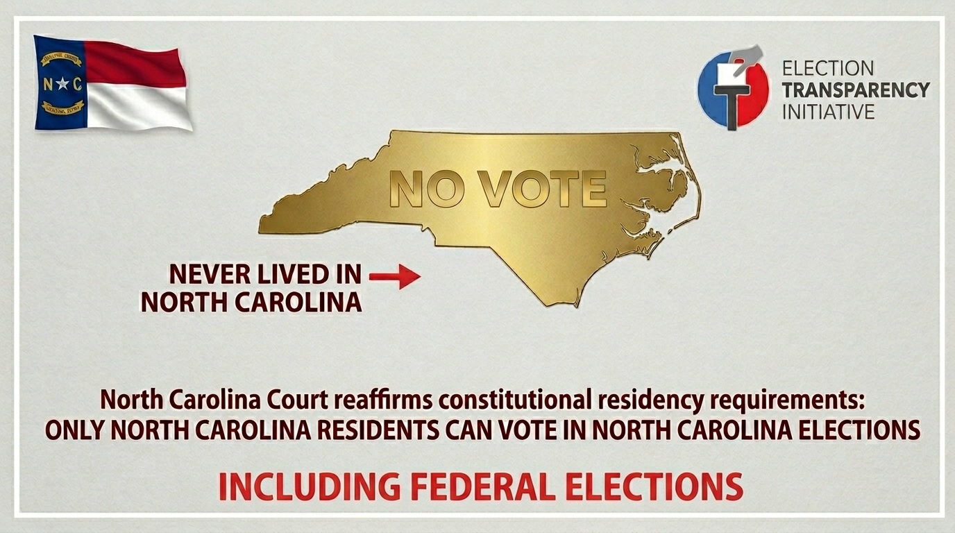 Cuccinelli: Only North Carolina Residents Should Decide NC Elections